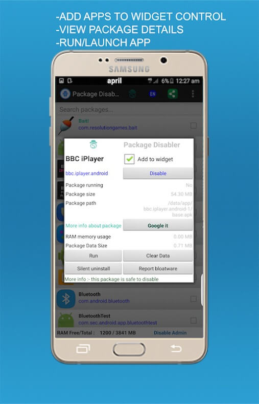 Package Disabler Pro APK