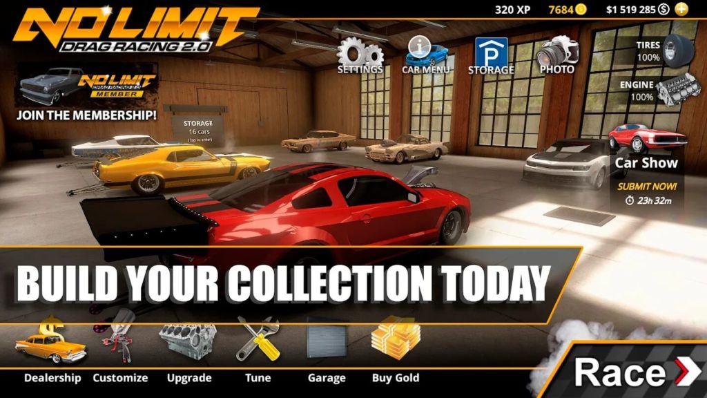 No Limit Drag Racing 2 MOD APK