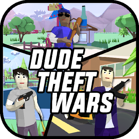 Dude Theft Wars logo