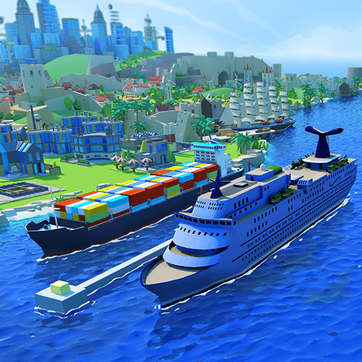 Sea Port: Cargo Boat Tycoon logo