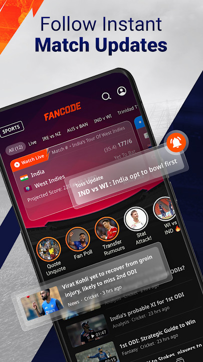 FanCode : Live Cricket & Score