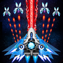 Space shooter logo