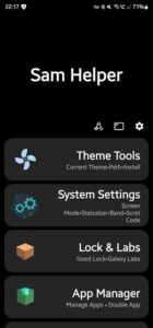 Sam Helper screenshot