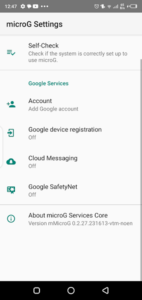 GmsCore screenshot
