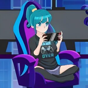 Night Gamer Girl logo