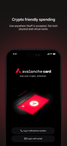 Avalanche Card screenshot