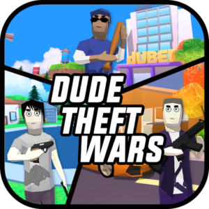 Dude Theft Wars logo