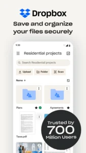 Dropbox screenshot