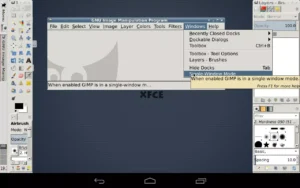 GIMP Inkscape screenshot