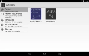 LaTeX Editor screenshot